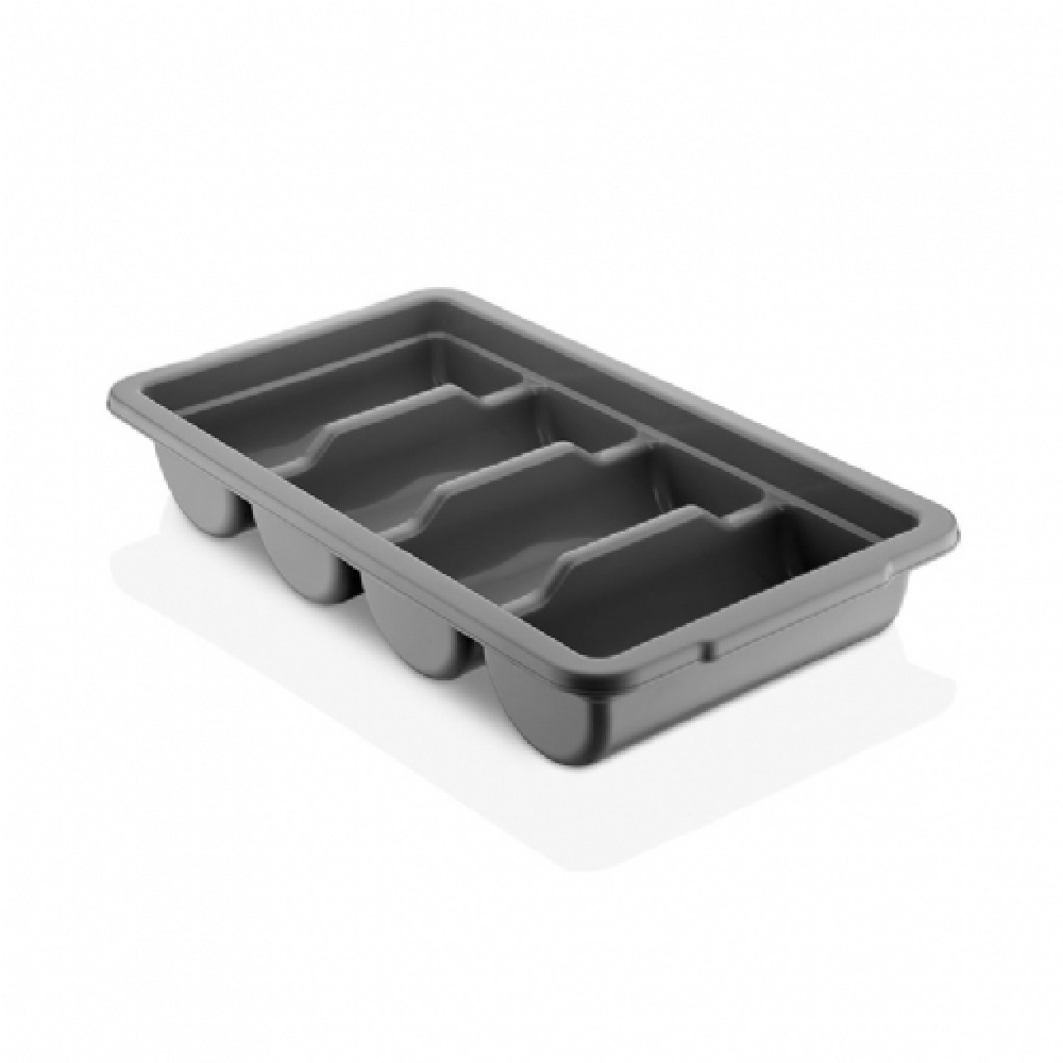 Cutlery Box 4 Compartment - GK-04 - Grey A71C
