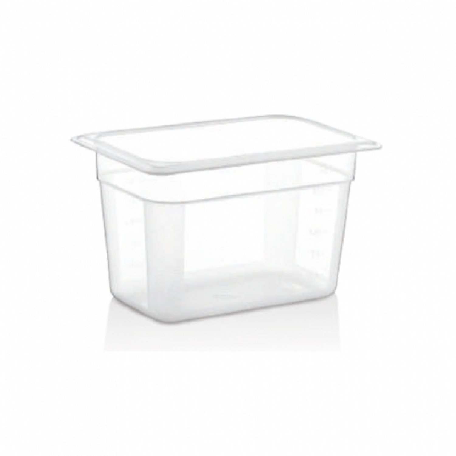  GN PP CONTAINER 150 mm 3,5 Lt - 118 Oz - GNPP-14150 - Clear X437