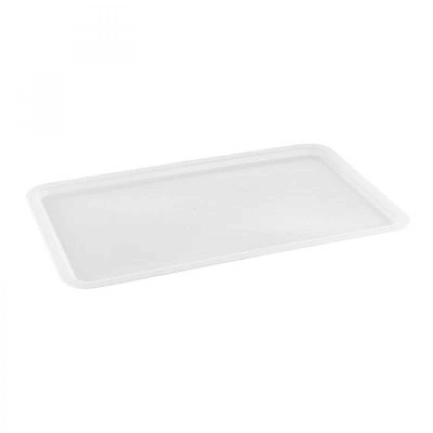 Lid For Pizza Dough Box 600 x 400 mm - GPHLPE-01 - White T2SQ