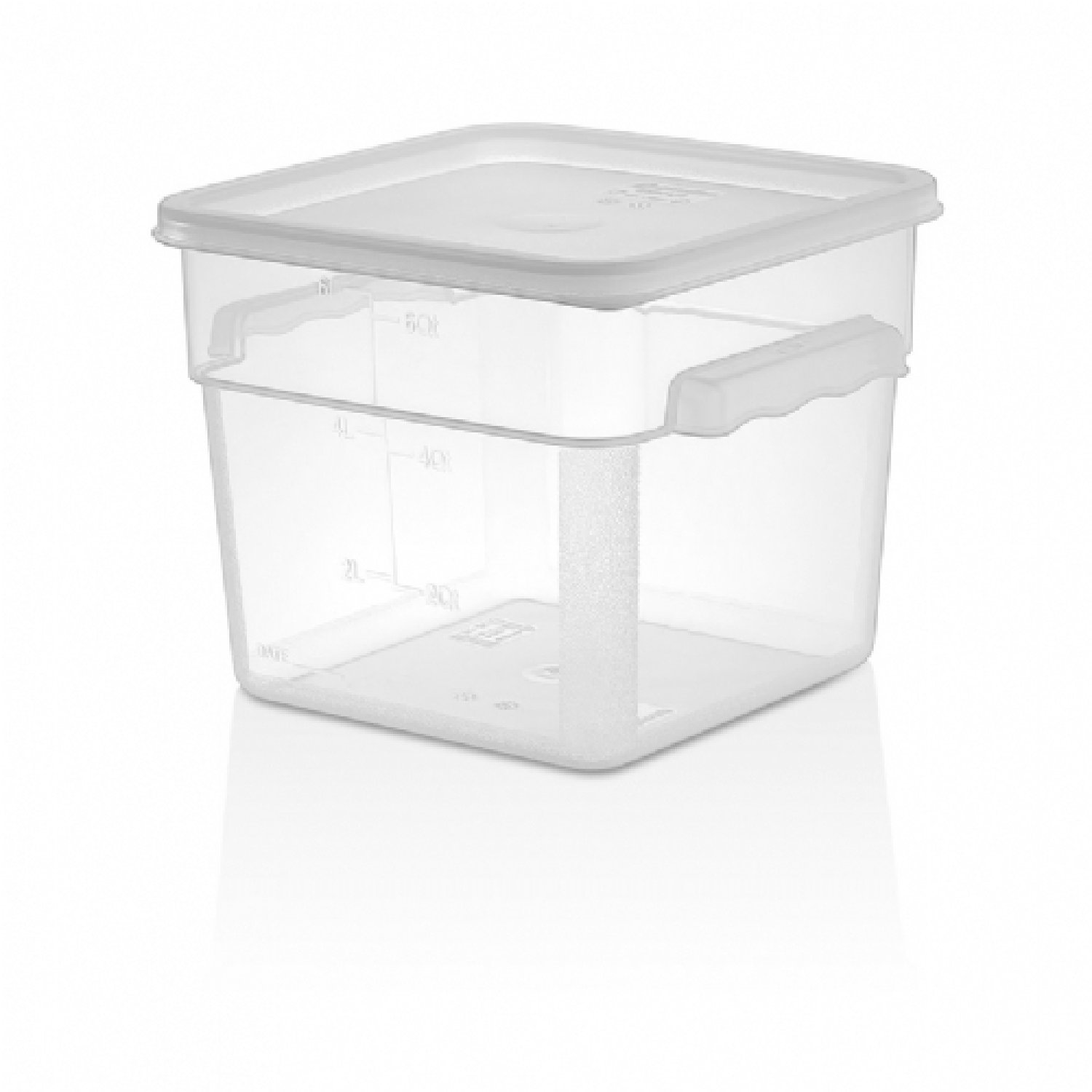 Square Container - GSPP-6 - 5.7 Lt - 192 Oz - Clear C354