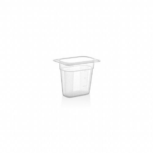 GN PP CONTAINER 150 mm 1 Lt - 33 Oz - GNPP-19150 - Clear