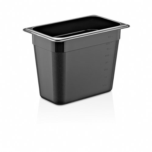 GN PP CONTAINER 200 mm 6,5 Lt - 220 Oz - GNPP-13200 - Black