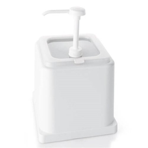 Mayonnaise Pump Dispenser GNPP 1/6 200 mm - GDM-01 - White