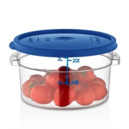 PC Round Container - GRP-2 - 2.1Lt-71Oz - Clear