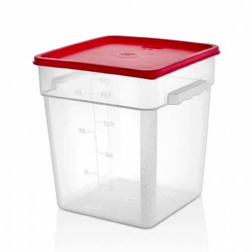 Square Container - GSPP-18 - 17.2 Lt - 581 Oz - Clear